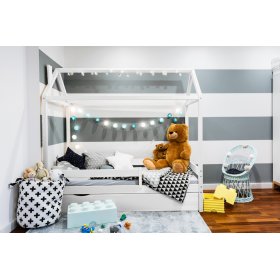 Letto casetta per bambini Paul - bianco